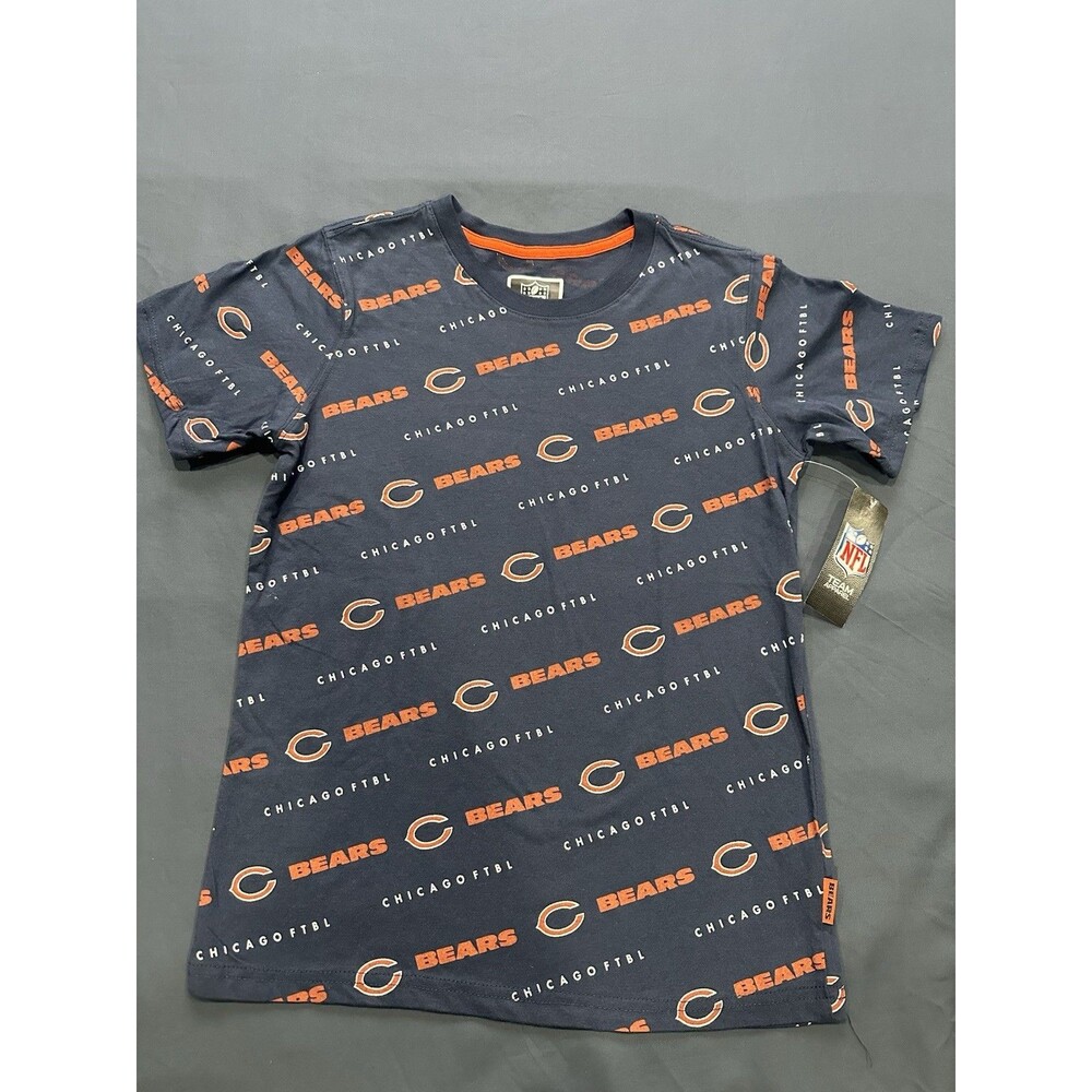 NFL TEAM APPAREL CHICAGO BEARS YOUTH 14-16 SHORT SLEEVE T SHIRT NWT